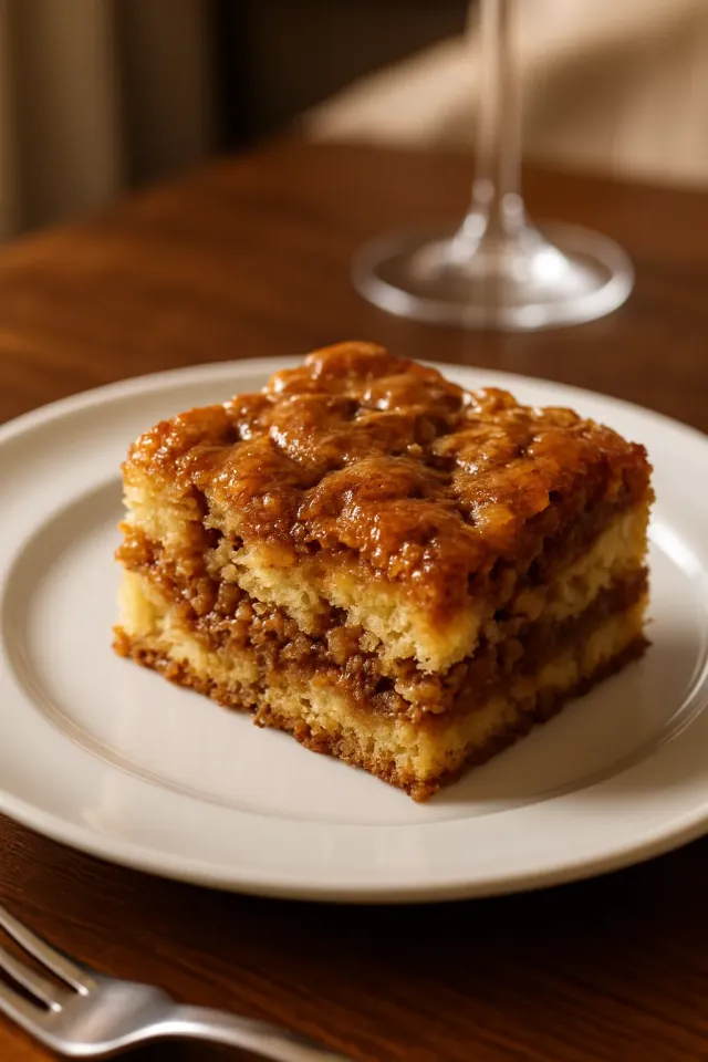 Bolo de Café com Creme de Leite e Nozes-Pecã