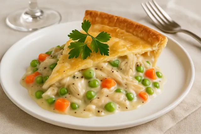 Bánh Pot Pie Gà Cổ Điển Đơn Giản