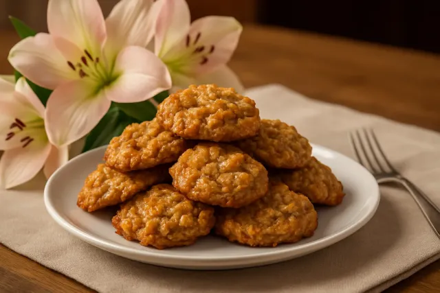 Macaroons de Coco e Flocos de Milho da Vovó