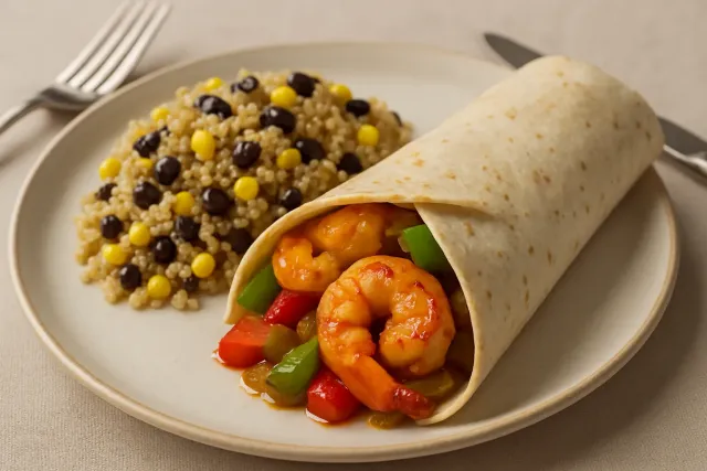 Fajitas aux crevettes rapides et faciles