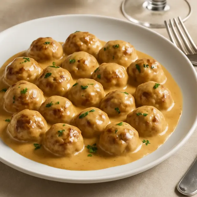 Bolinhos de Carne Suecos Falsos de Jean