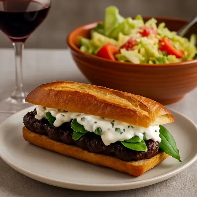Mediterranean Lamb Burgers