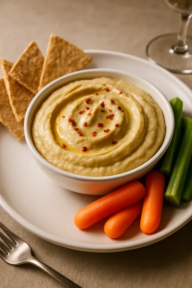 Hummus Without a Food Processor