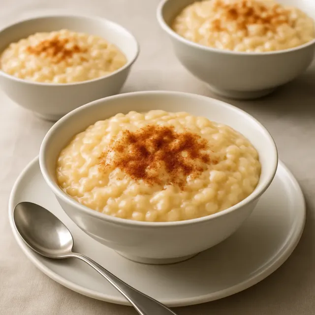 Pudín de Arroz con Vainilla Cremoso en Instant Pot®
