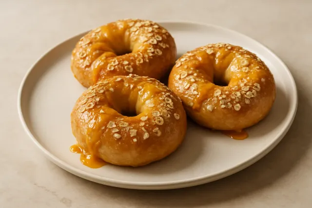 Bagels de Calabaza en Freidora de Aire de Tori