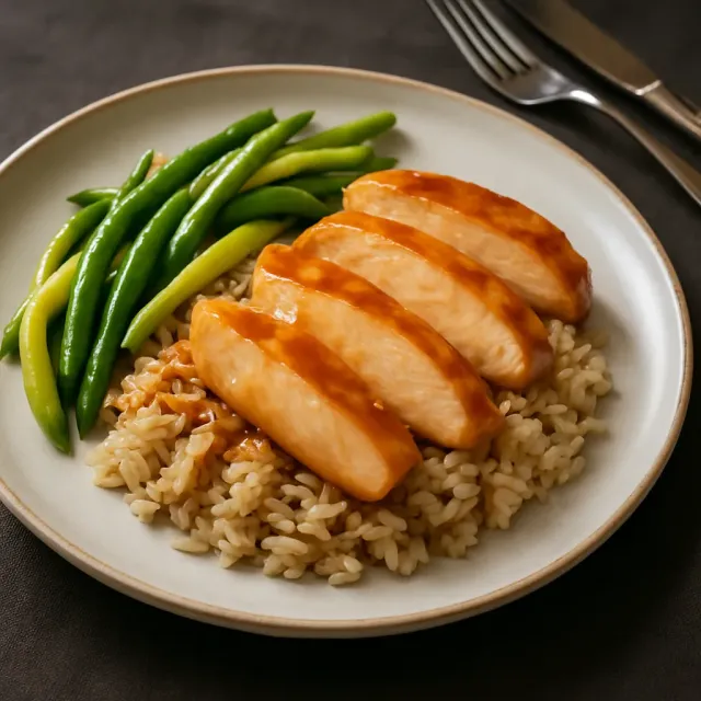 Pollo Glaseado con Albaricoque