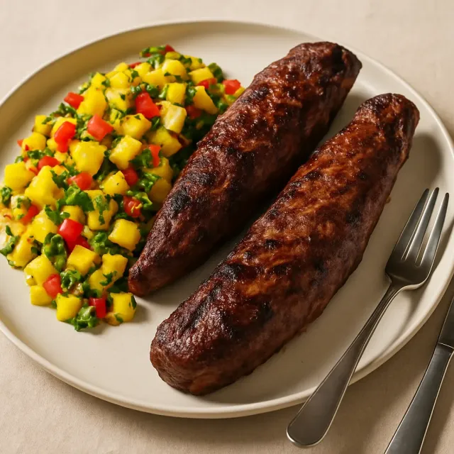Grilled Pork Tenderloins with Mango-Pineapple Salsa