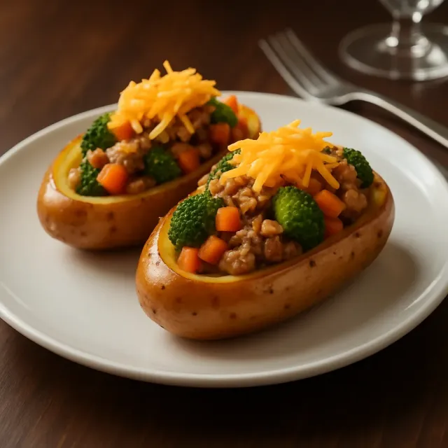 Papas Rellenas con Carne