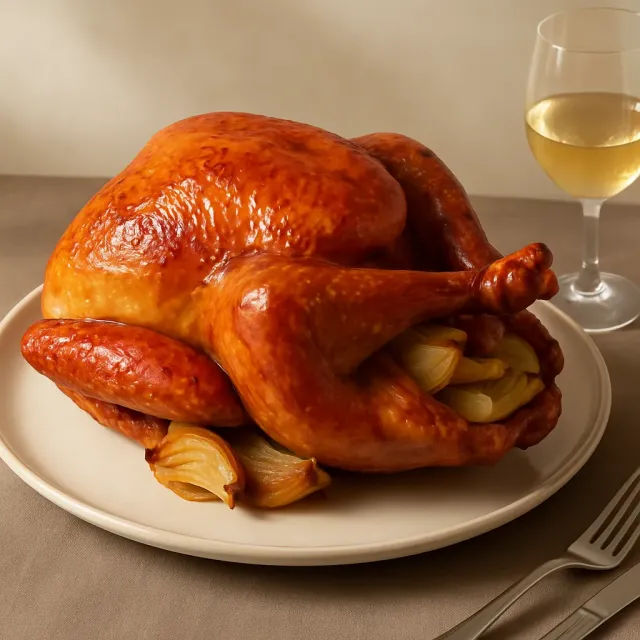 Pavo de Acción de Gracias marinado