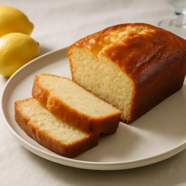 Bir Yumurtalı Limonlu Pound Cake