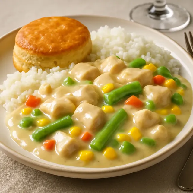 Мамины курица и клёцки