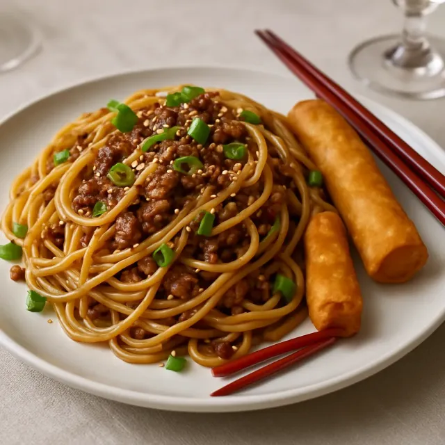 Moğol Kıymalı Noodles