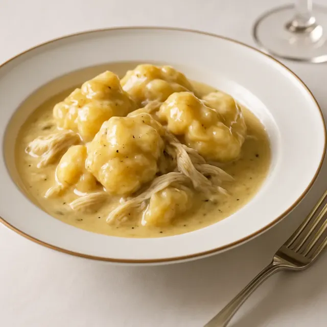 Super Easy Chicken and Dumplings