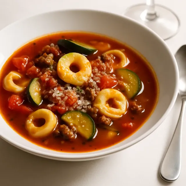 Tortellini-Minestrone-Suppe