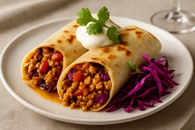 Burritos de Peru Moído Que Vão Enganar Seus Filhos