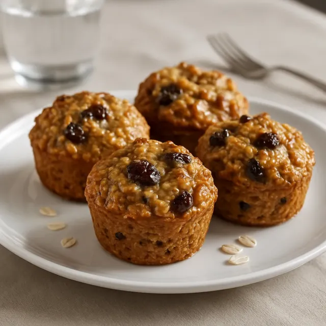 Oatmeal Raisin Muffins