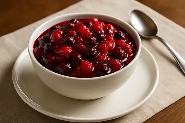 Molho de Cranberry e Mirtilo
