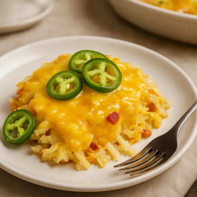 Jalapeno Popper Potato Casserole