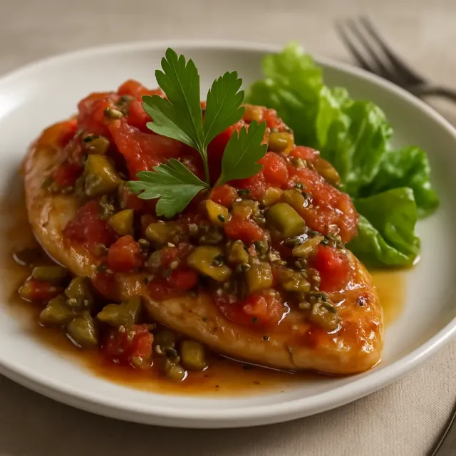 Mediterranes Hähnchen