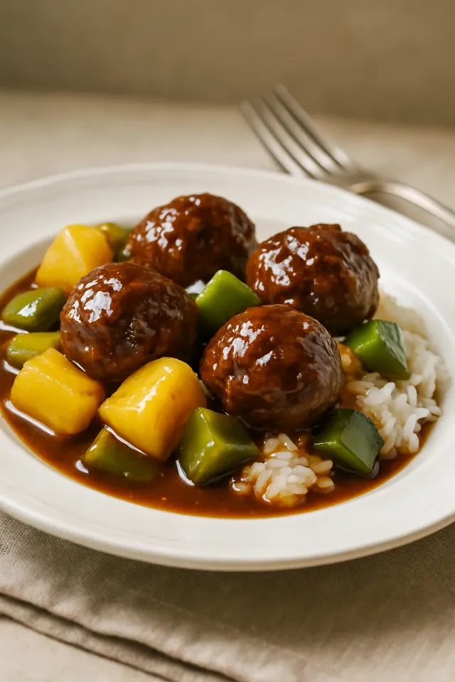 Boulettes de viande hawaïennes