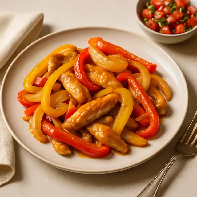 Poulet Fajitas au Plat