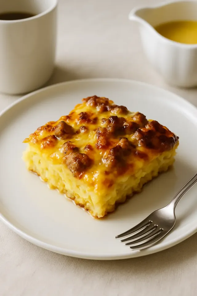 Casserole xúc xích