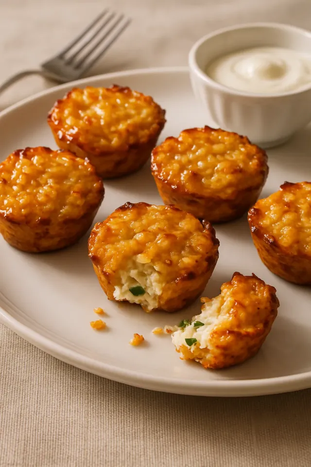 Crispy (No-Fry) Potato Pancake Poppers