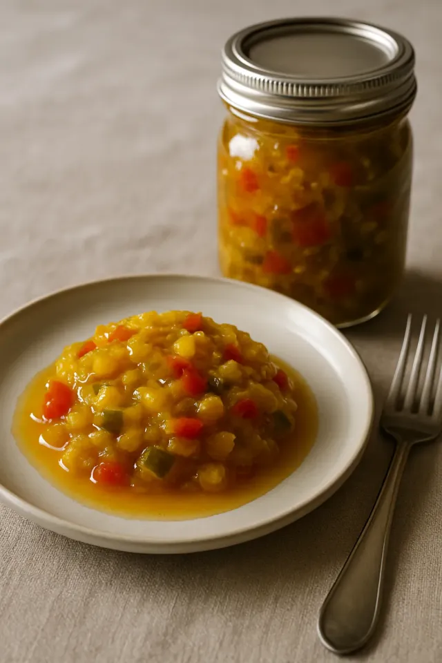 Sottaceti di Pomodoro Verde e Peperone