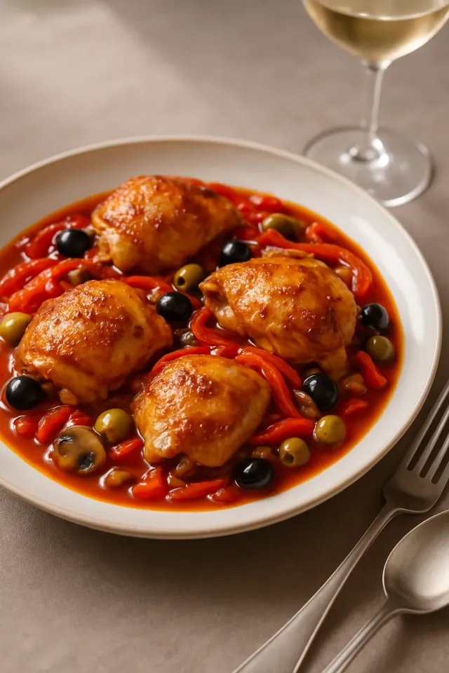 Poulet Cacciatore aux câpres
