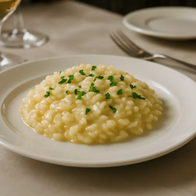 Risotto với Truffle và Parmesan