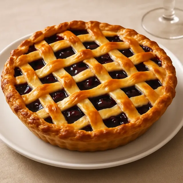 Mystery Ingredient Wild Blueberry Pie