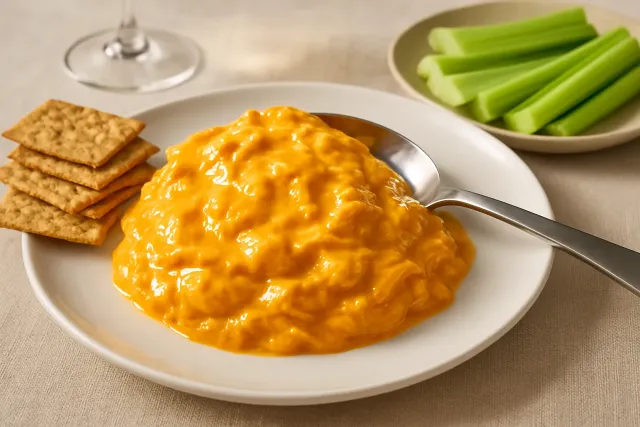 Healthier Buffalo Chicken Dip
