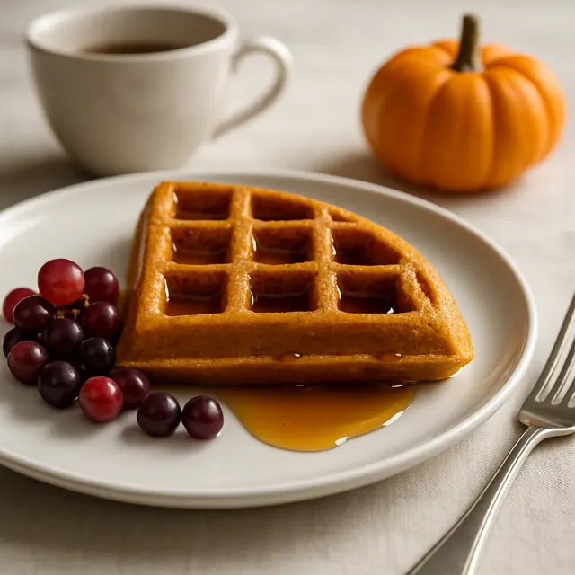 Bánh Waffle Bí Ngô Sữa Chua