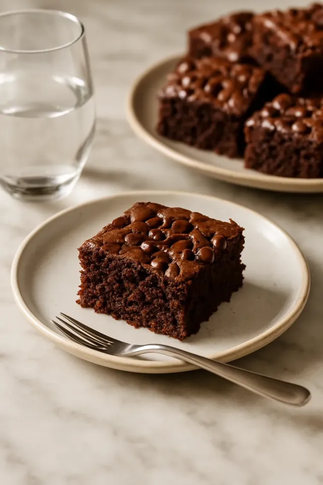 Gâteau aux courgettes et pépites de chocolat