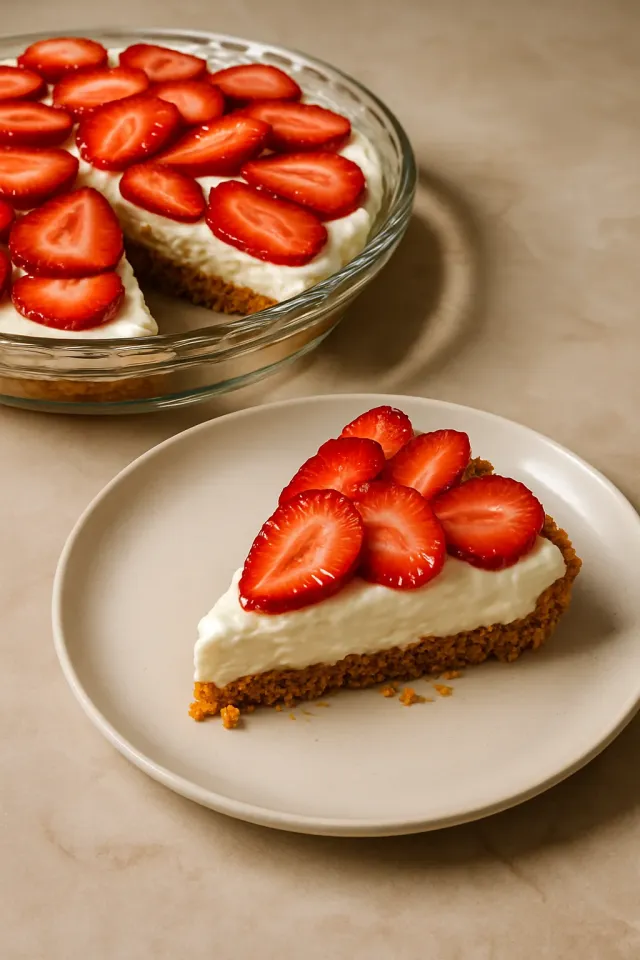 No Bake Sugar Free Strawberry Cheesecake