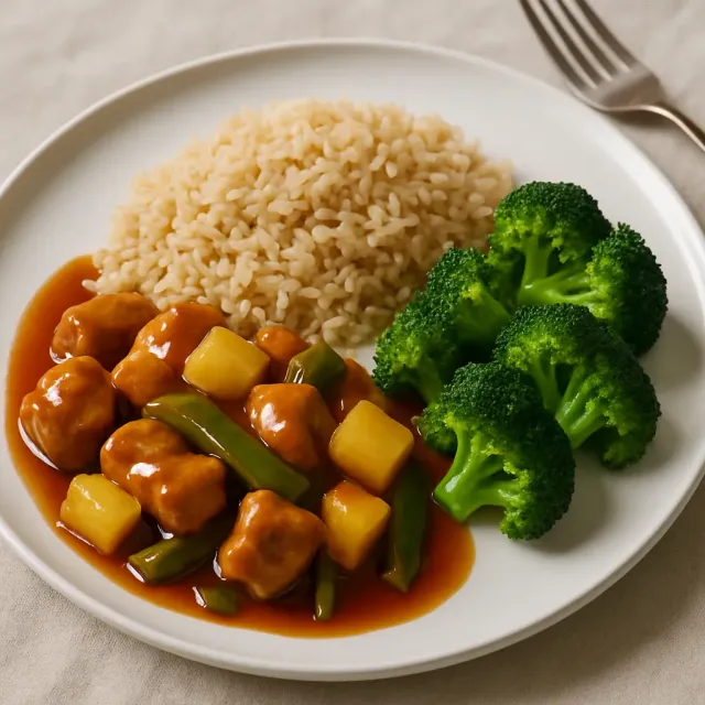 Seitan agridulce