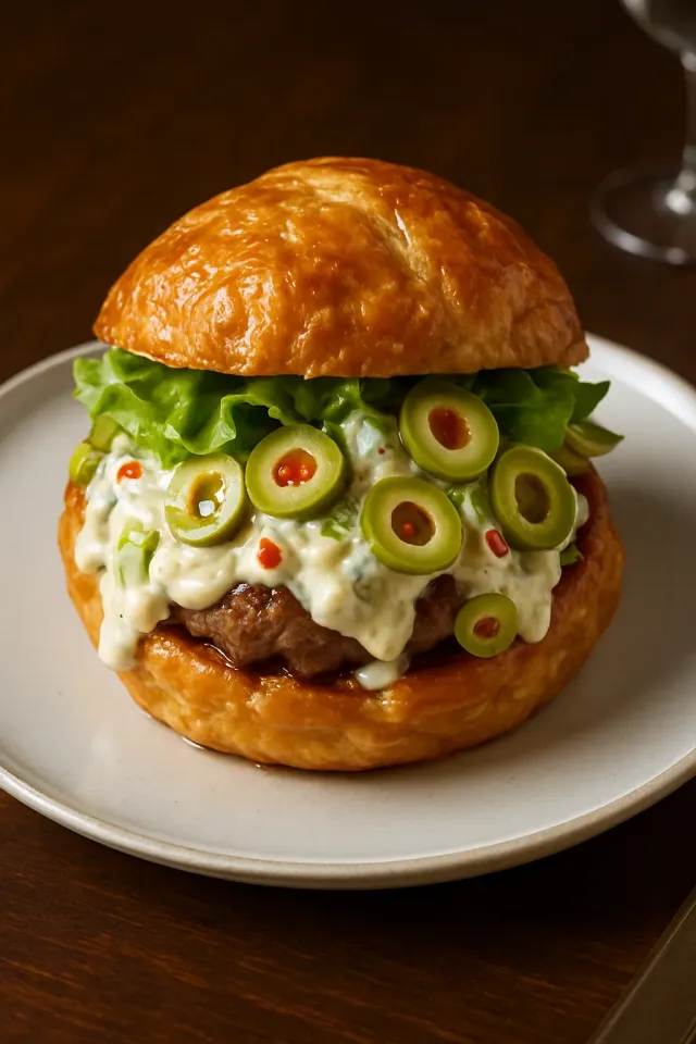 Michigan Olive Burger