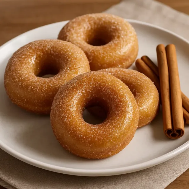 Gebackene Mini-Donuts