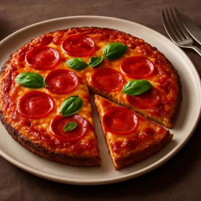 Keto Chicken Crust Pizza
