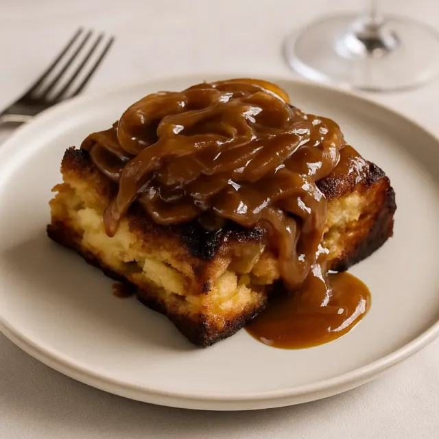Torrada Francesa de Maçã e Caramelo Assada
