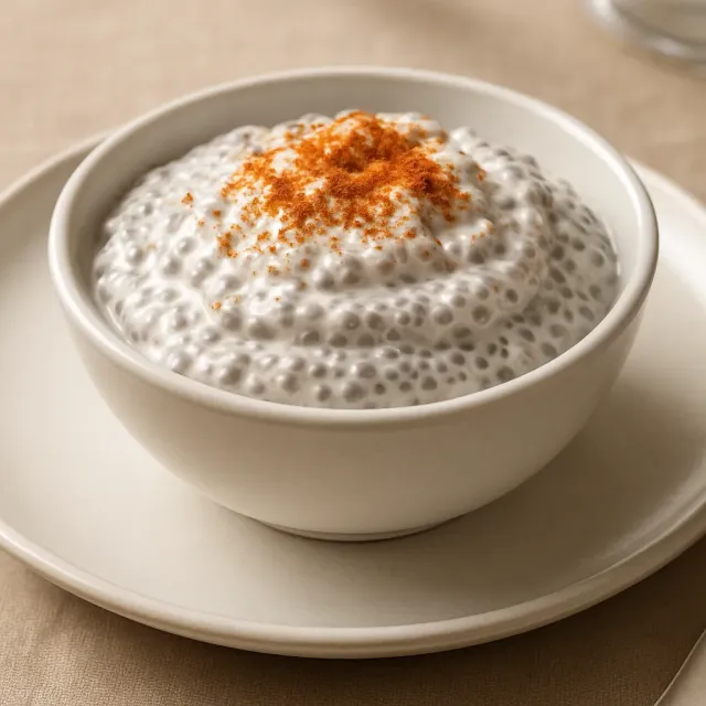Chia Coconut Pudding with Coconut Milk