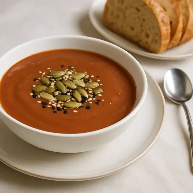 Sopa de Guisantes Partidos Veganos de Megan