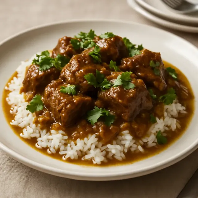 Echtes Bangladeschisches Rindfleisch-Curry