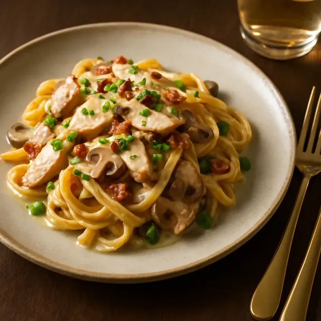 Gà Tây Tetrazzini Dễ Làm