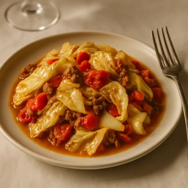 Unstuffed Cabbage Roll