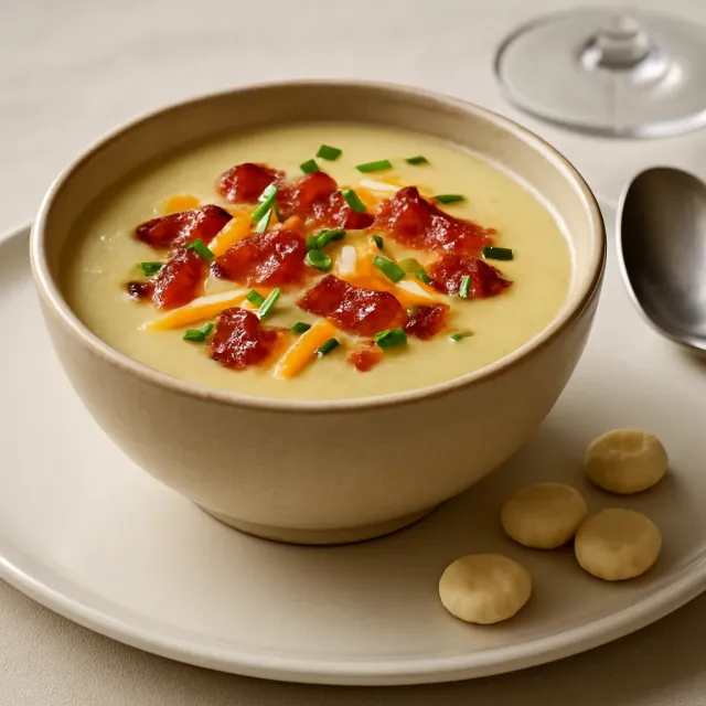 Slow Cooker Potato-Bacon Soup