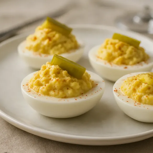 Spicy Deviled Eggs