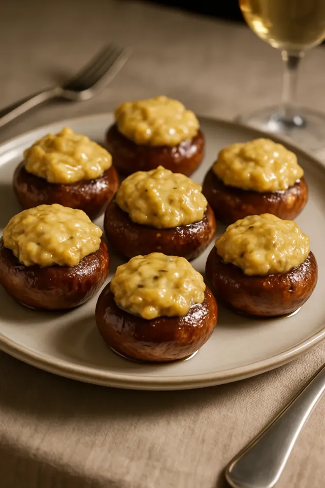 Stuffed Cream Cheese Mushrooms