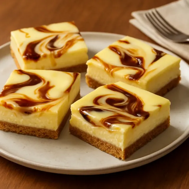 Elma Tatlısı Cheesecake Barları
