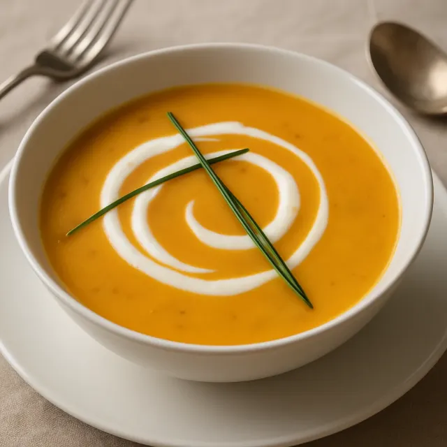 Butternut Kabak ve Baharatlı Sosis Çorbası